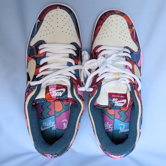 Nike SB Dunk Low Pro Parra Abstract Art (2021) DH7695-600 US 8.5 EU 42 - Picture 6 of 8
